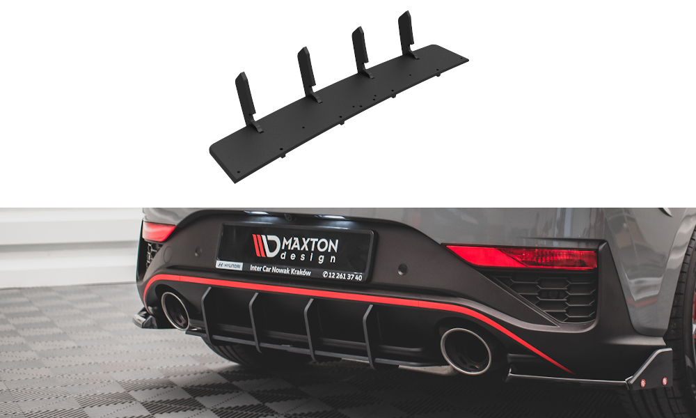 Image of Street Pro Diffuser Hyundai I30 N Hatchback MK3 Facelift-Bla