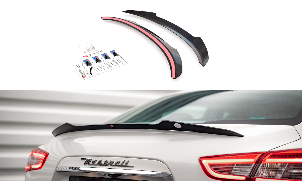 Image of Spoiler Cap Maserati Ghibli MK3 - Gloss Black