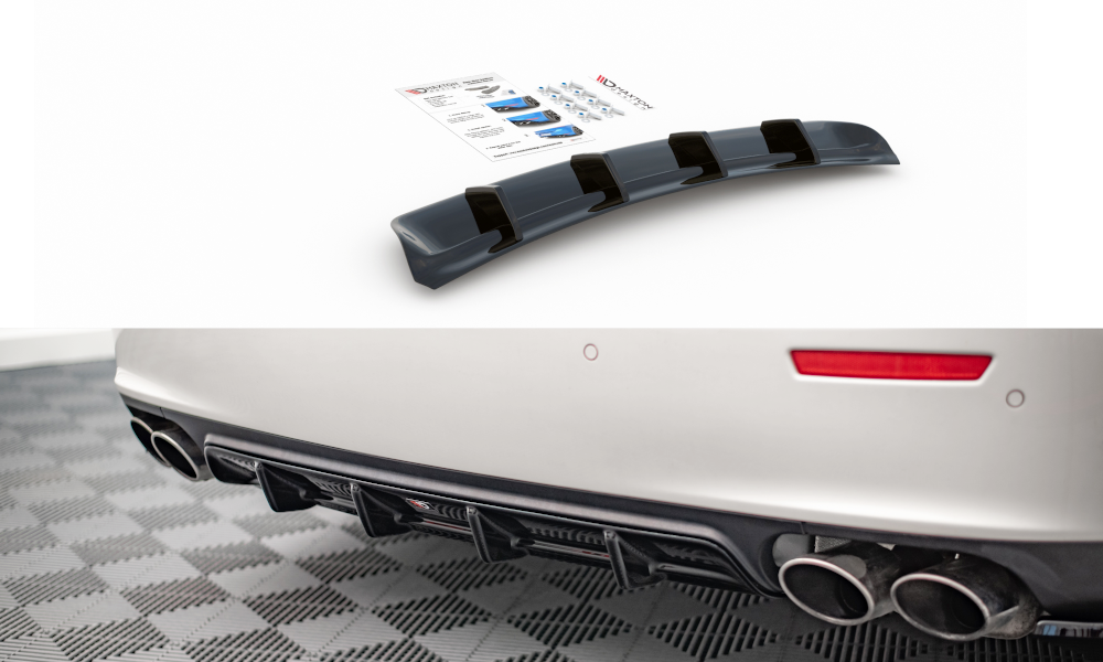 Rear Valance Maserati Ghibli MK3 - Gloss Black