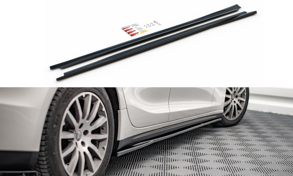 Side Skirts Diffusers Maserati Ghibli MK3 - Gloss Black