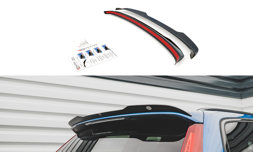 Image of Spoiler Cap Volvo V60 R-Design MK2 - Gloss Black