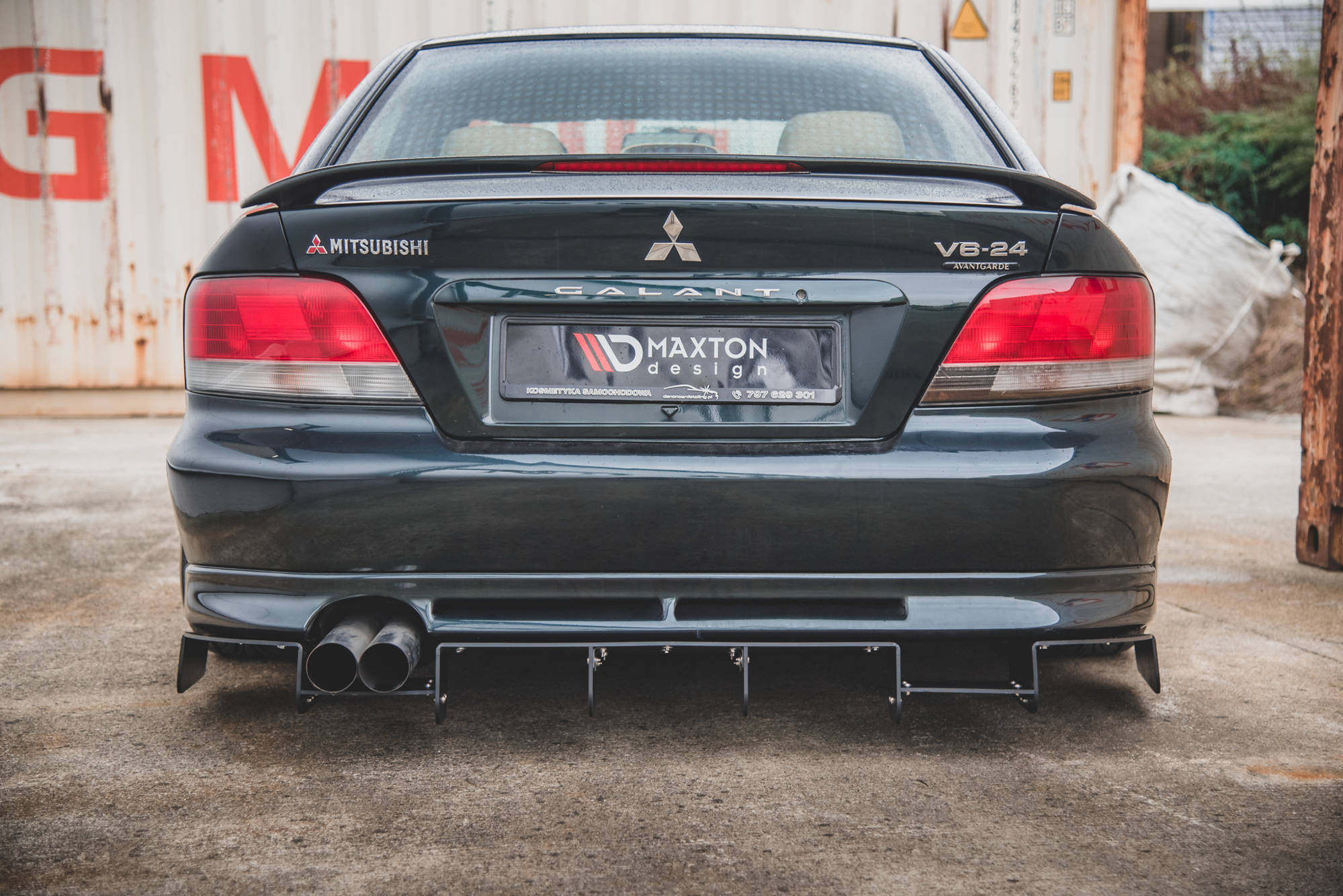 Image of Rear Diffuser Racing Mitsubishi Galant Avance MK8