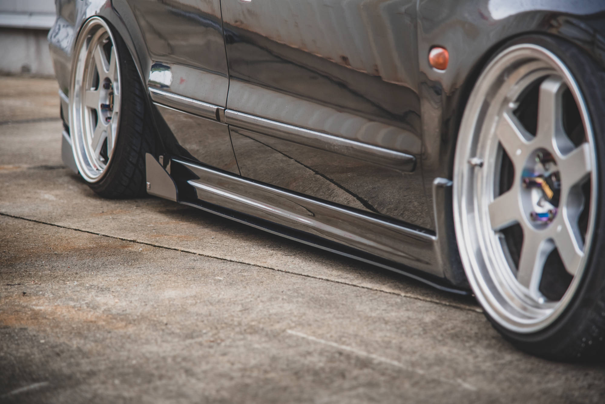 Image of Racing Side Skirts Diffusers Mitsubishi Galant Avance MK8