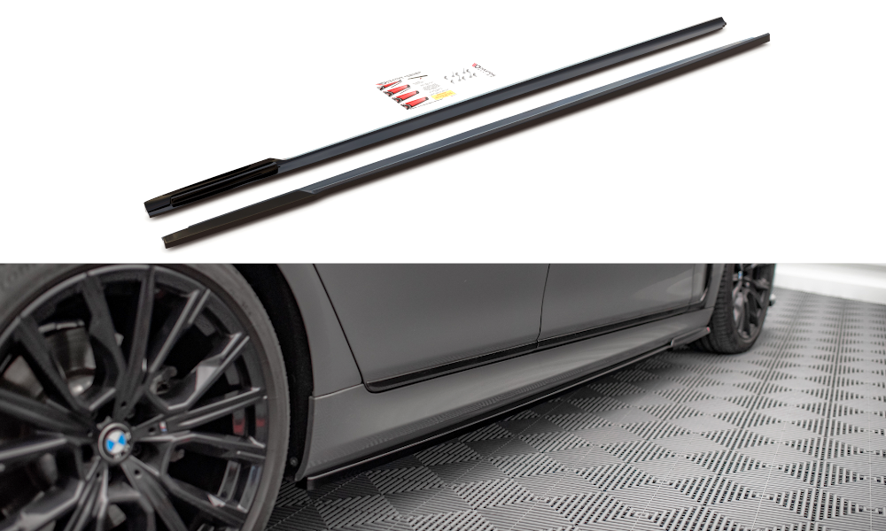 Image of Side Skirts Diffusers BMW 7 M-Pack G11 Facelift-GB
