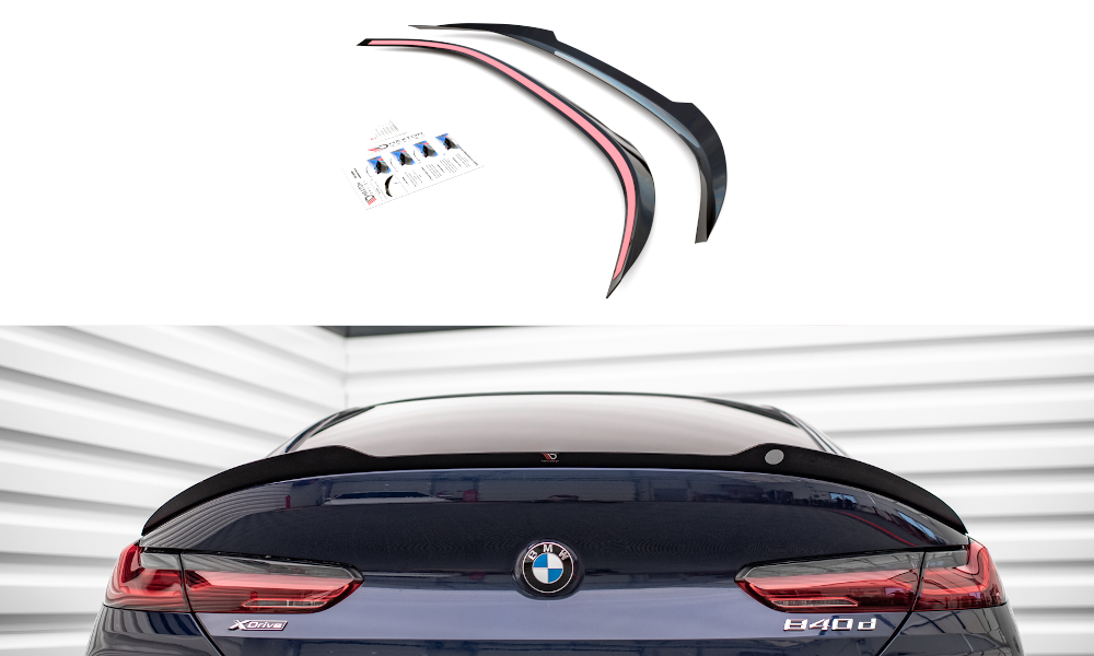 Image of Spoiler Cap BMW 8 Gran Coupe M-Pack G16 - Gloss Black