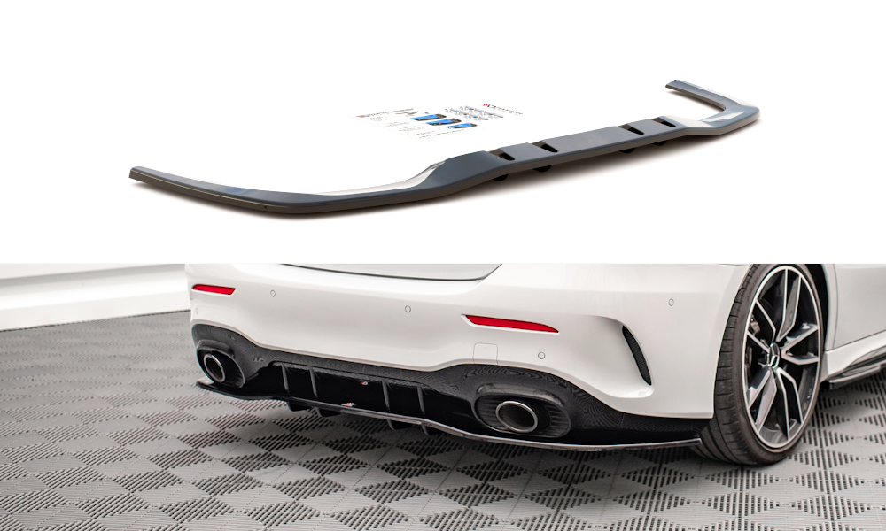 Image of Central Rear Splitter V.1 Mercedes A 35 AMG Sedan V177-GB