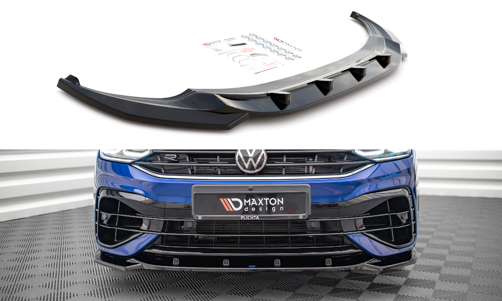 Image of Front Splitter V.3 Volkswagen Tiguan R / R-Line MK2 Facelift V2