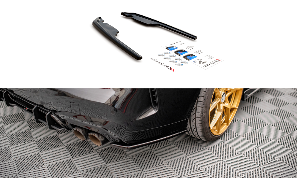 Image of Rear Side Splitters BMW M235I Gran Coupe F44 - Textured
