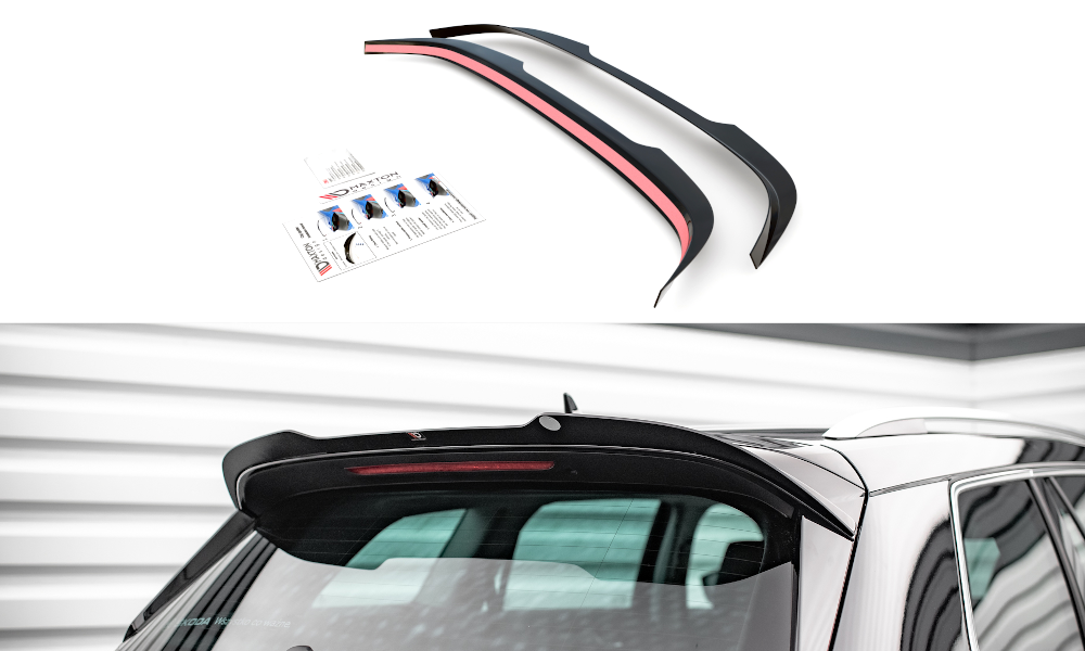 Image of Spoiler Cap Skoda Kodiaq MK1 Facelift - Gloss Black