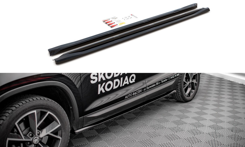 Image of Side Skirts Diffusers Skoda Kodiaq MK1 Facelift-GB