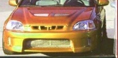 Image of Front Bumper 3 Honda Civic Vi Preface Model Not Primed