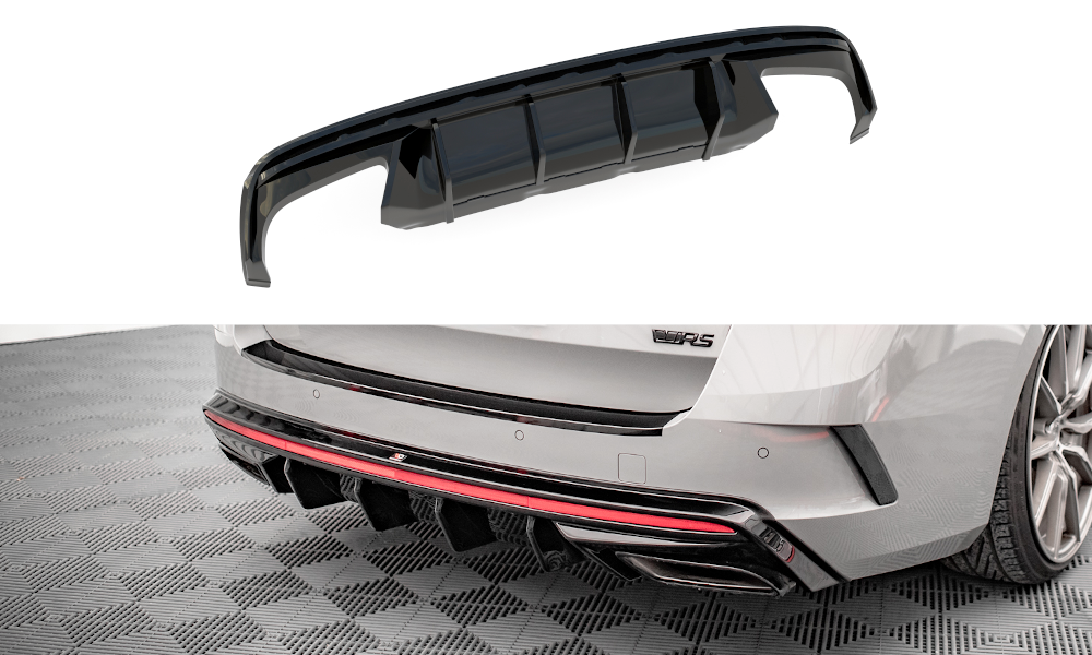 Image of Rear Valance Skoda Octavia RS MK4 - Textured