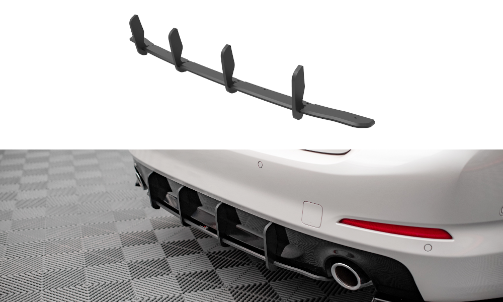 Image of Street Pro Rear Diffuser BMW 5 G30 Red Line
