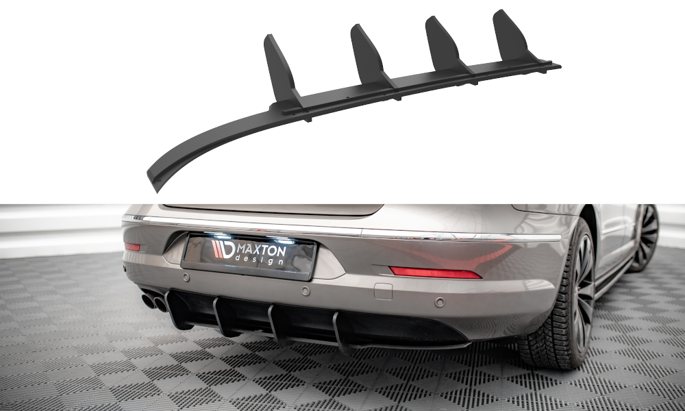 Image of Street Pro Rear Diffuser Volkswagen Passat CC - Black