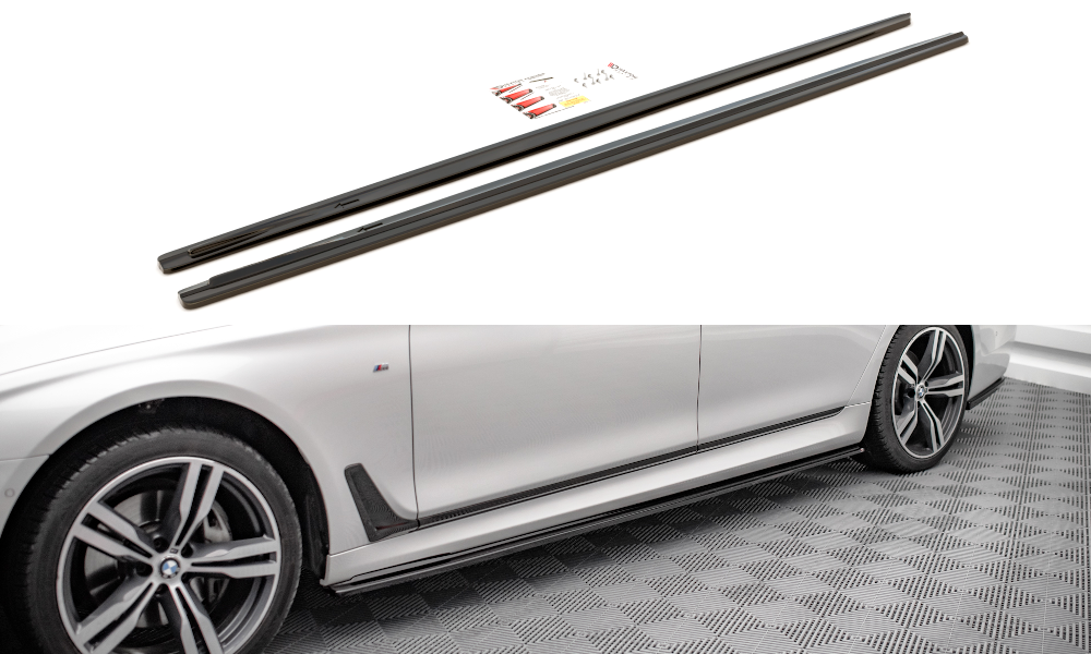 Image of Side Skirts Diffusers For BMW 7 Long M-Pack G12-GB