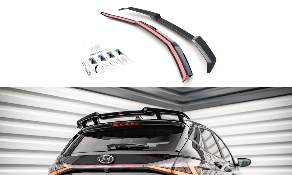 Image of Spoiler Cap Hyundai I20 N MK3 - Gloss Black