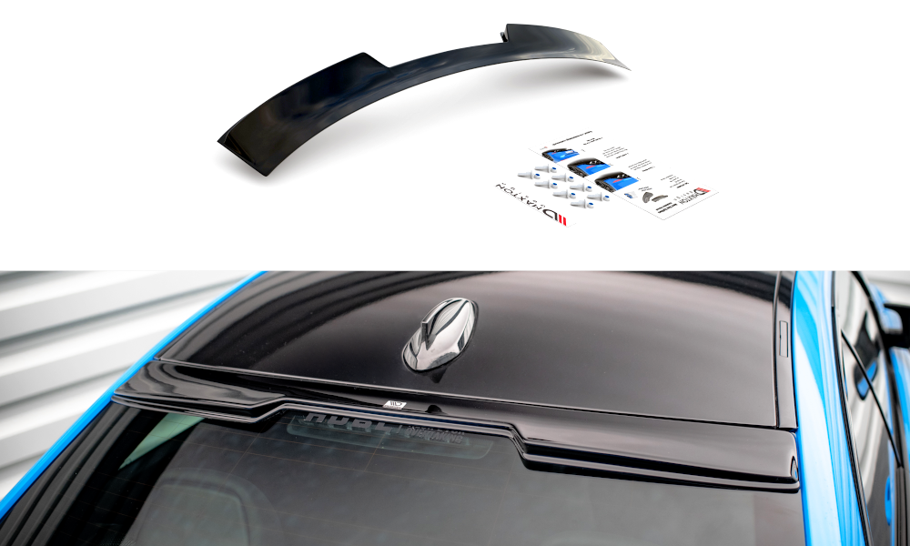 Image of The Extension Of The Rear Window BMW M2 F87 - Gloss Black
