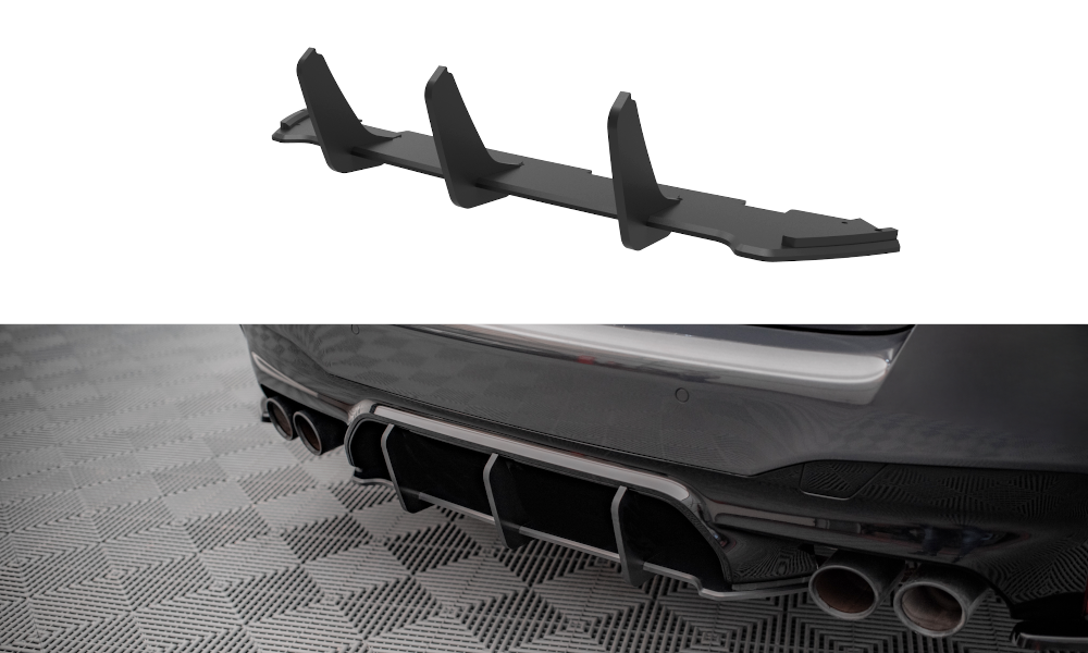 Image of Street Pro Rear Diffuser BMW M5 G90 Facelift - Black