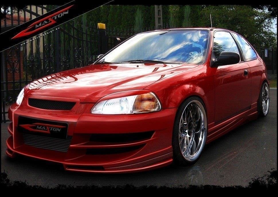 Image of Front Bumper Inferno Civic Vi Preface Model Not Primed
