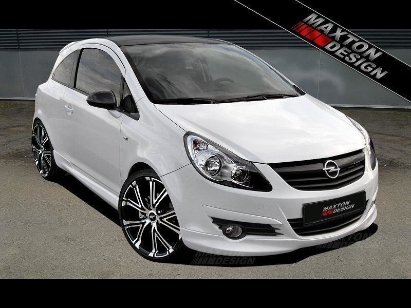 Image of Front Bumper Spoiler Opel Corsa D (Preface)