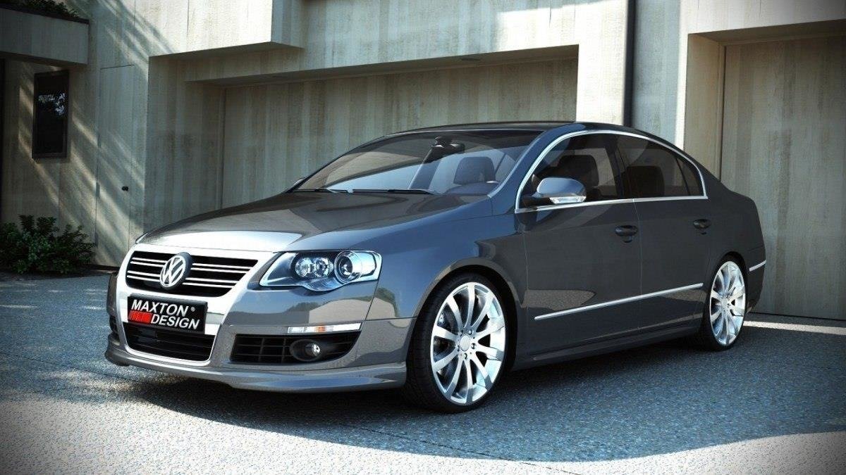 Image of Front Bumper Spoiler VW Passat B6 ( R-Line Look )