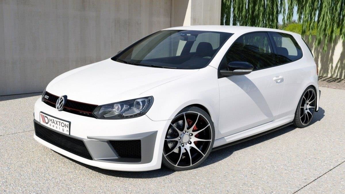 Image of Front Bumper VW Golf Vi (R400 Look) - Primed