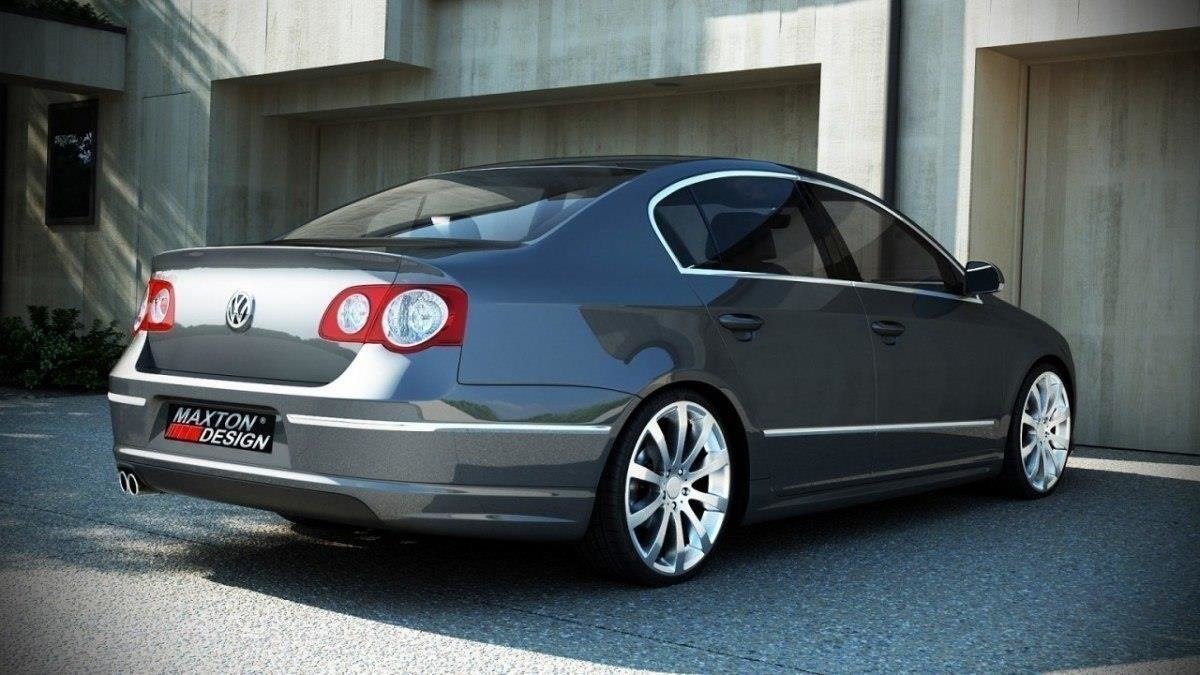 Image of Rear Bumper Spoiler VW Passat B6 (R-Line Look) Saloon-NP