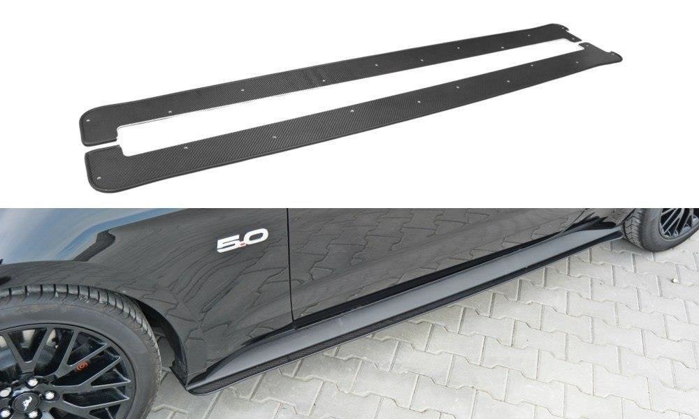 Image of Racing Side Skirts Diffusers Ford Mustang GT MK6