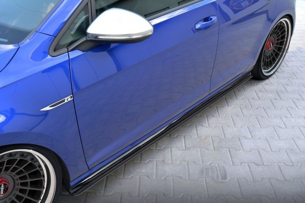 Image of Racing Side Skirts Diffusers VW Golf 7 R / R-Line Facelift