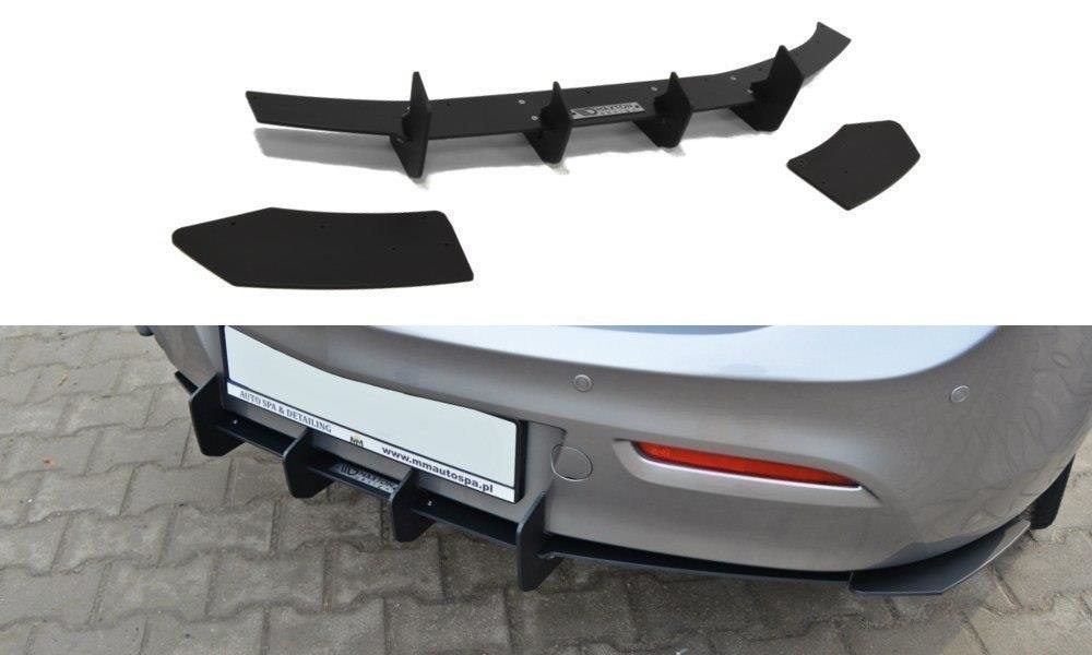 Image of Mazda 3 MK2 Sport (Preface) Rear Diffuser & Rear Side Splitt
