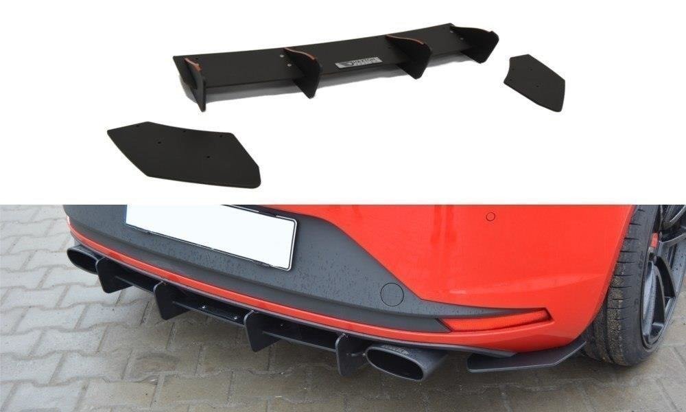 Image of Seat Leon III Cupra Rear Diffuser & Rear Side Splitters