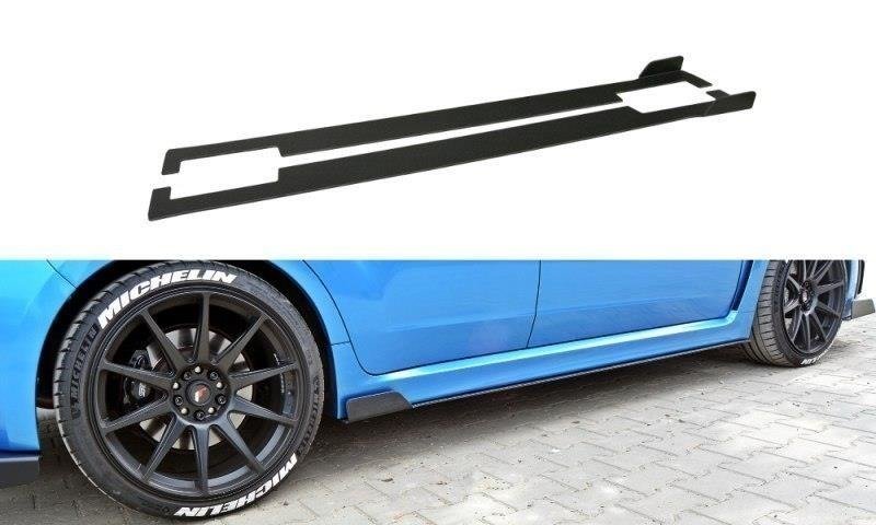 Image of Racing Side Skirts Diffusers Subaru Impreza WRX STi 2009-201