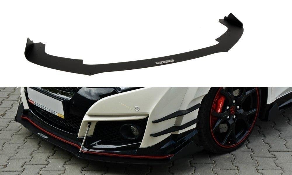 Image of Front Racing Splitter V.2 Honda Civic Ix Type R