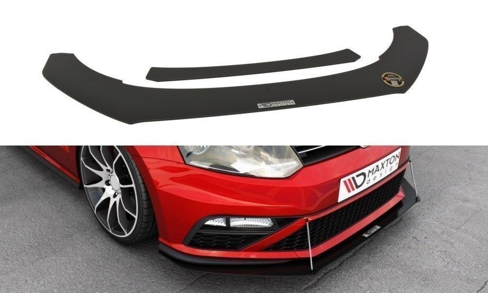 Image of Front Racing Splitter VW Polo MK5 GTi Facelift