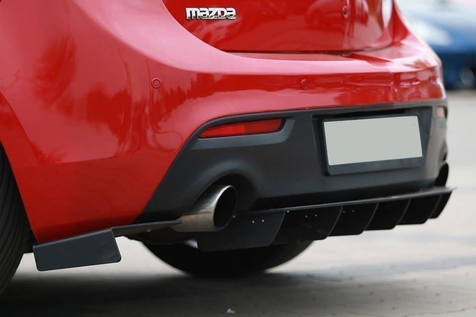 Image of Rear Side Splitters Mazda 3 MK2 MPS