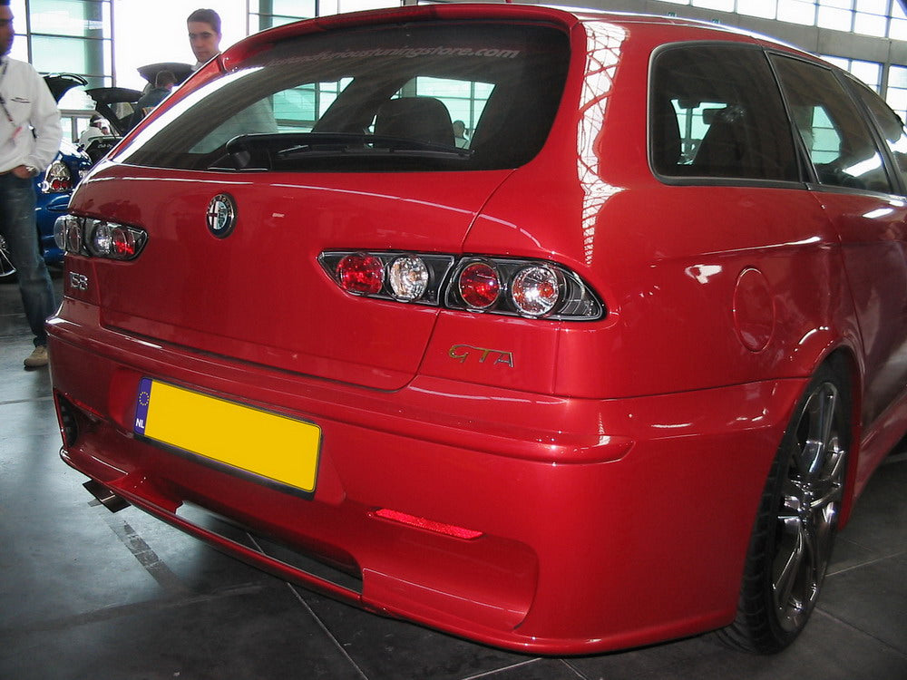 Image of Alfa Romeo 156 98-03 JDM zwarte achterlichten