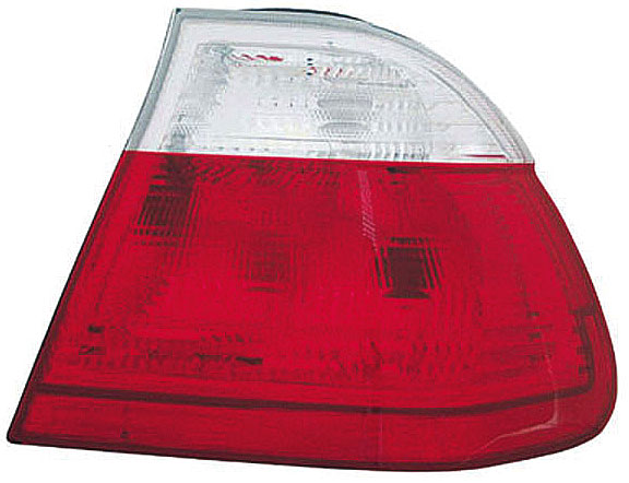 BMW-3-E46-Sedan-98-01-Clear/Red-Taillights