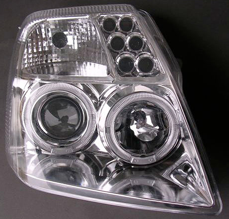 Image of Citroen C2 Chrome Angeleye Headlights
