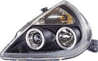 Image of Ford Ka 96+ Black Angeleye Headlights