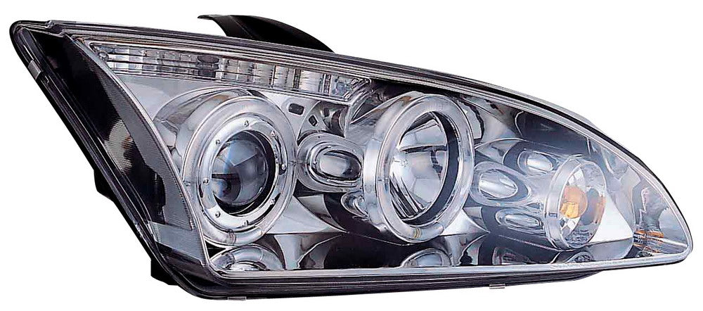 Image of Ford Focus II 05+ Chrome Angeleye Headlights