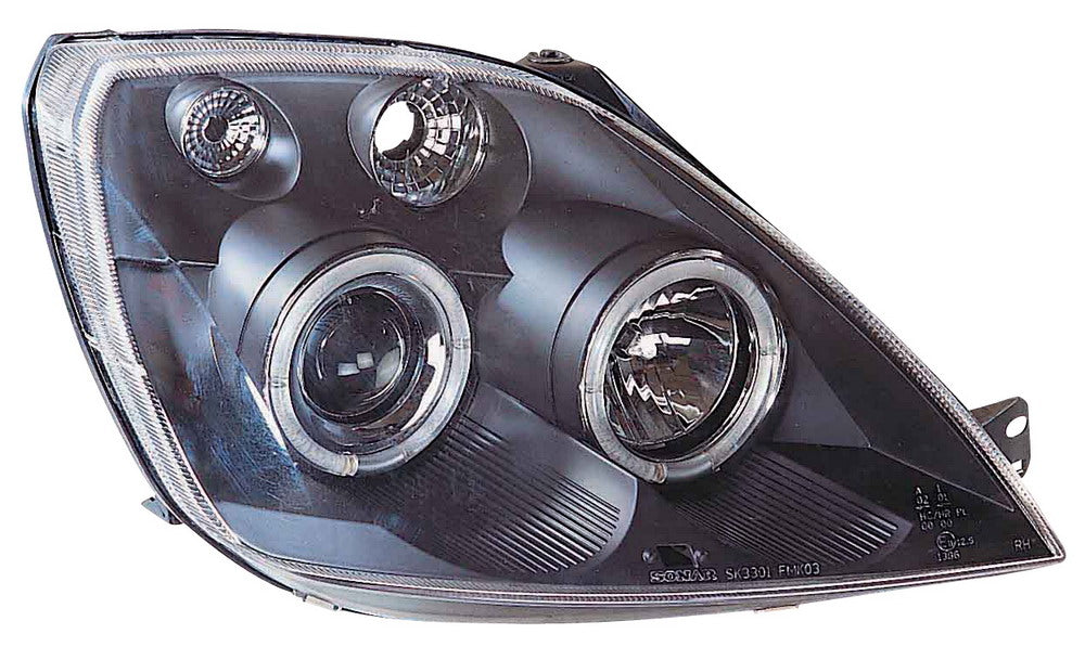 Image of Ford Fiesta VI 4/02+ Black Angeleye Headlights