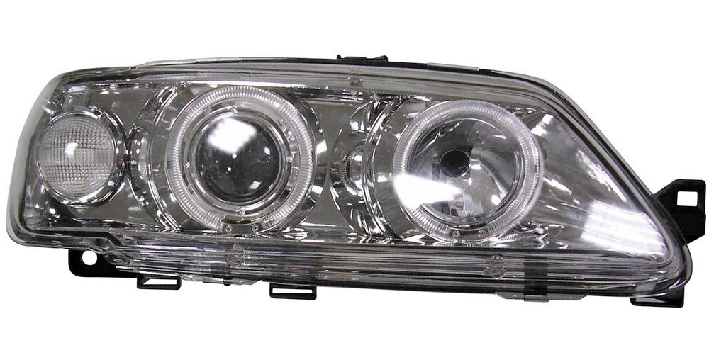 Image of Peugeot 306 93-96 Chrome Angeleye Headlights