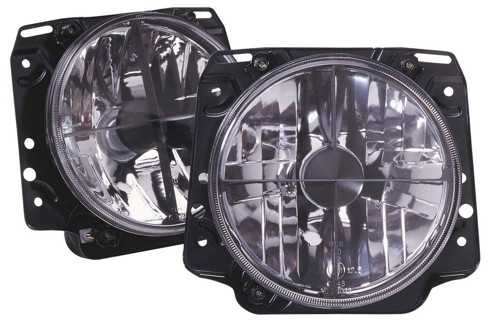 Image of VW Golf II Headlights Clear Clear-Black Cross