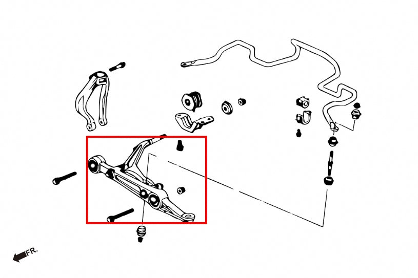 Hardrace-Front-Lower-Control-Arm-Part-Nr-6351