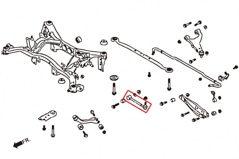 Hardrace-Rear-Toe-Control-Arm-Part-Nr-6753