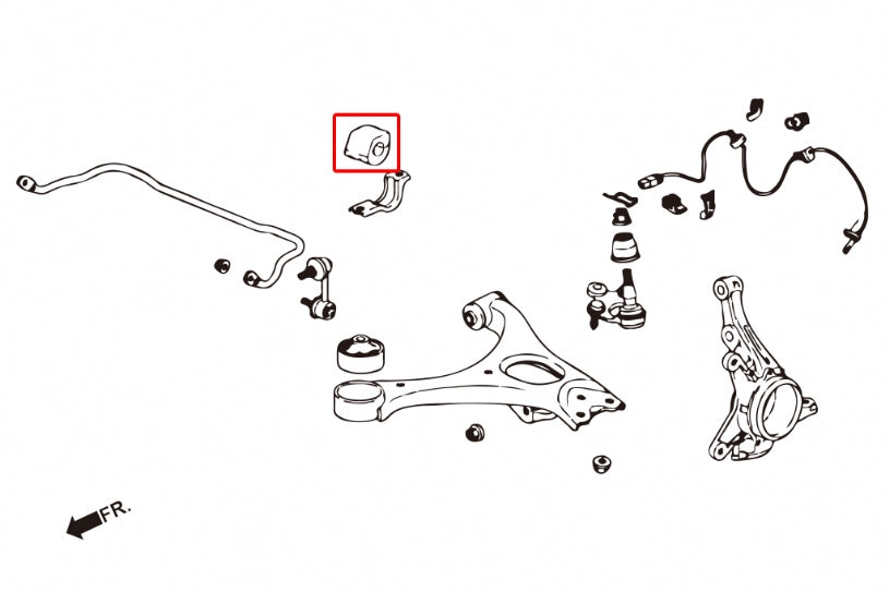 Hardrace-Front-Stabilizer-Bushing-Part-Nr-6905