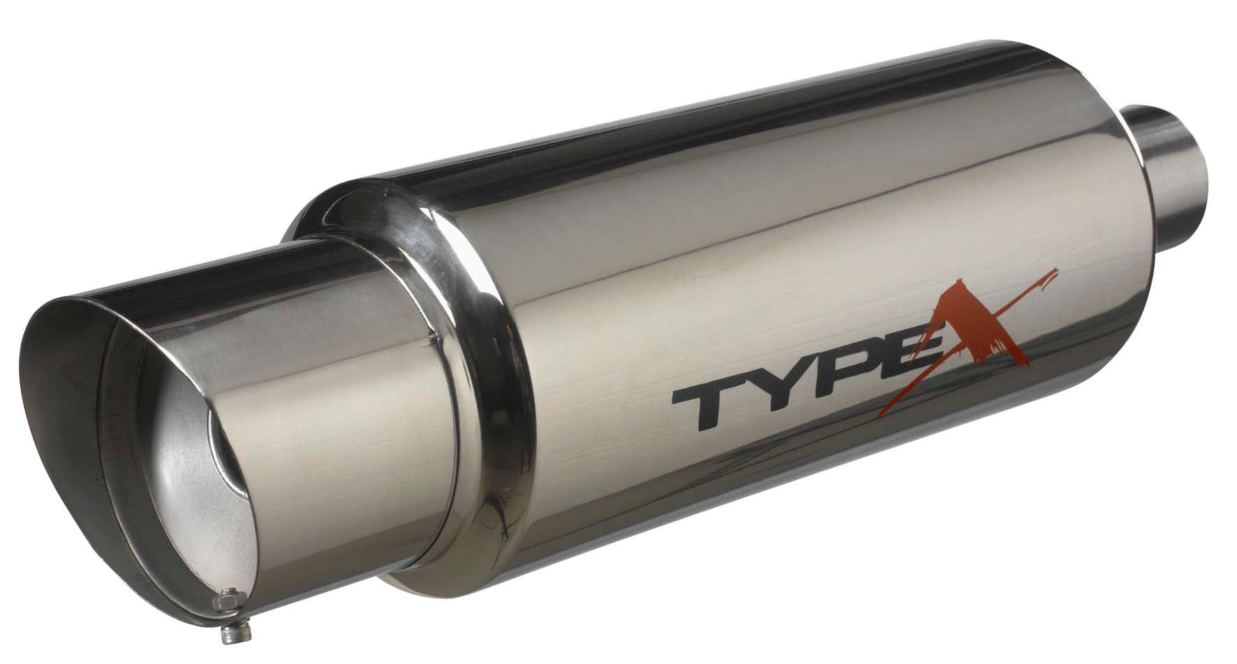 Image of Universal Stainless Steel Muffler Apexi Style 6 Inch [TX]