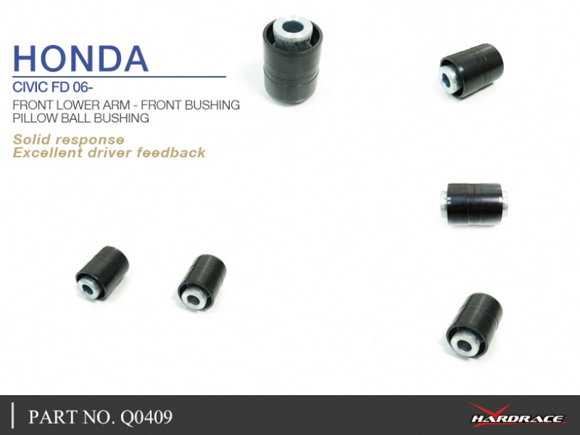 Hardrace-Front-Lower-Arm---Front-Bushing-Part-Nr-Q0409