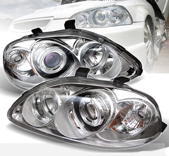 Image of Honda Civic 96-98 Angeleye Chrome Headlights Sonar
