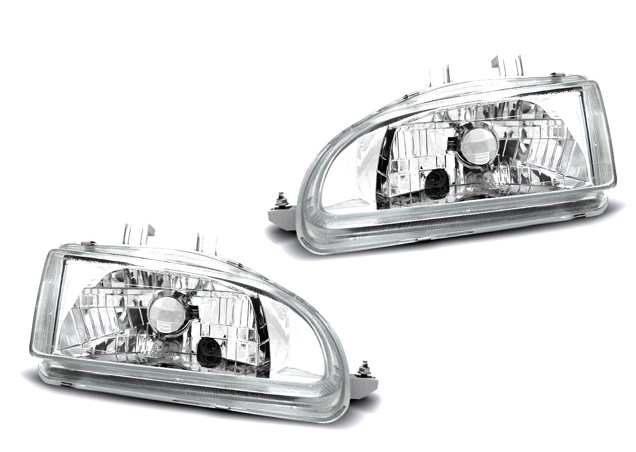 Image of Honda Civic 92-95 JDM Clear Chrome Headlights